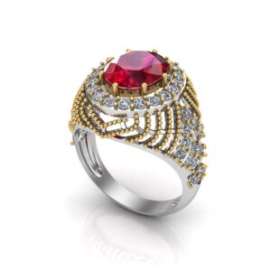 Radiant Ruby Elegance