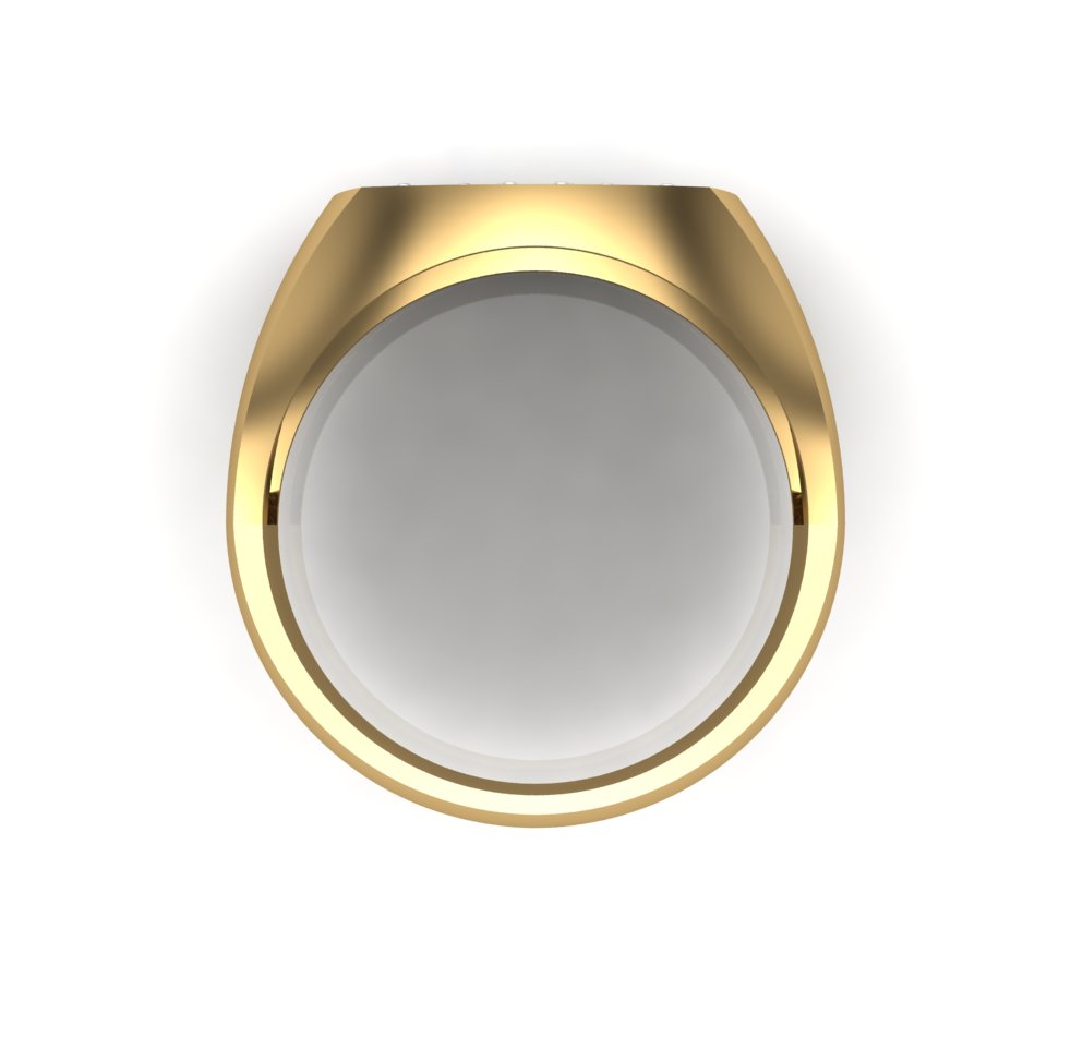 Aquamarine Channel Pavé Ring - Image 2