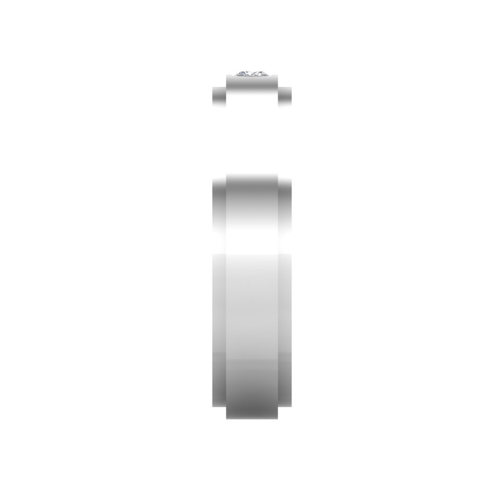 Classic Polished Wedding Band - Image 3