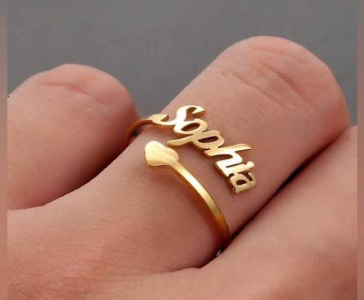 Custom Name Open Ring